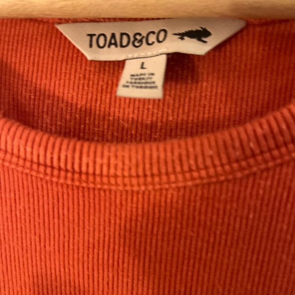 Toad & Co Ribbed Tank Top L - Picture 3 of 7